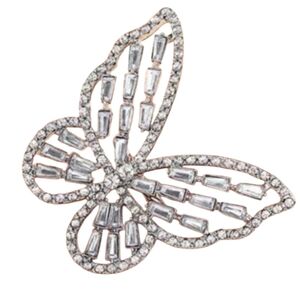 Silver Butterfly Ring, Adjustable